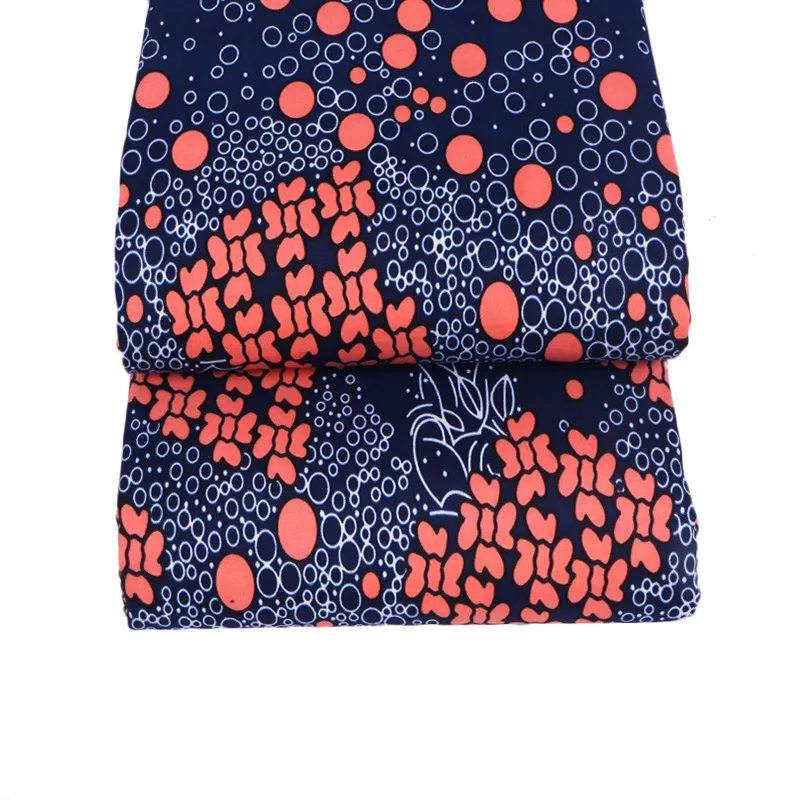 Ghana Kente Real Wax Prints Tissu Africain Polyester Wax Fabric