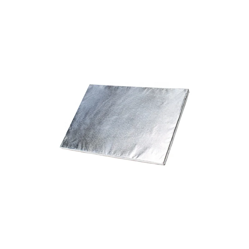 Junai Low Thermal Conductivity Aluminum Foil / Pe Foil / Glass Fiber Cloth Coated Thermal Insulation Industrial Nano Board