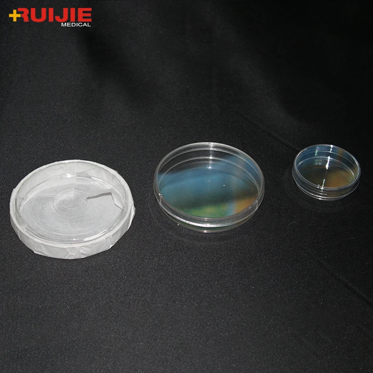 Одноразовые Стерильные блюда 90x15 мм стекло Петри блюдо 90