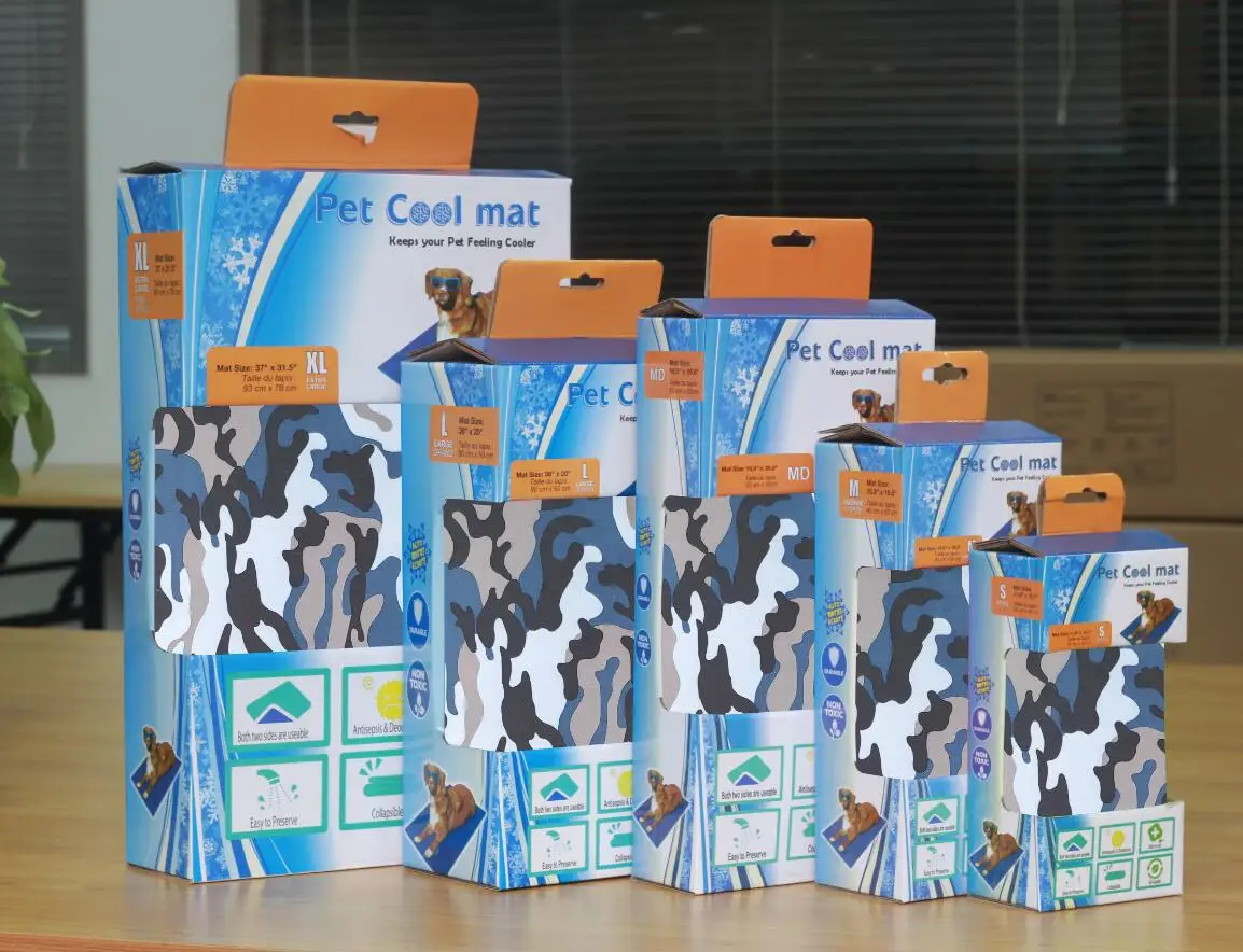 Kingtale Hot Sale Custom Pet Supplies Pressure Activated Pet Cooling Mat for Dogs