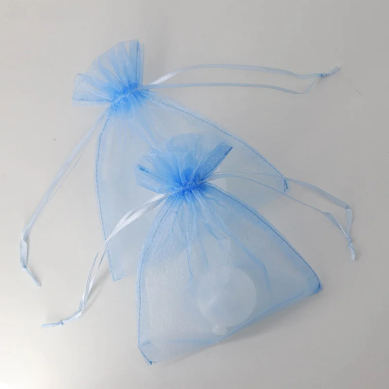 Wedding Gift Organza Bag Jewelry Packaging Organza Pouches Christmas Drawstring Gift Bag