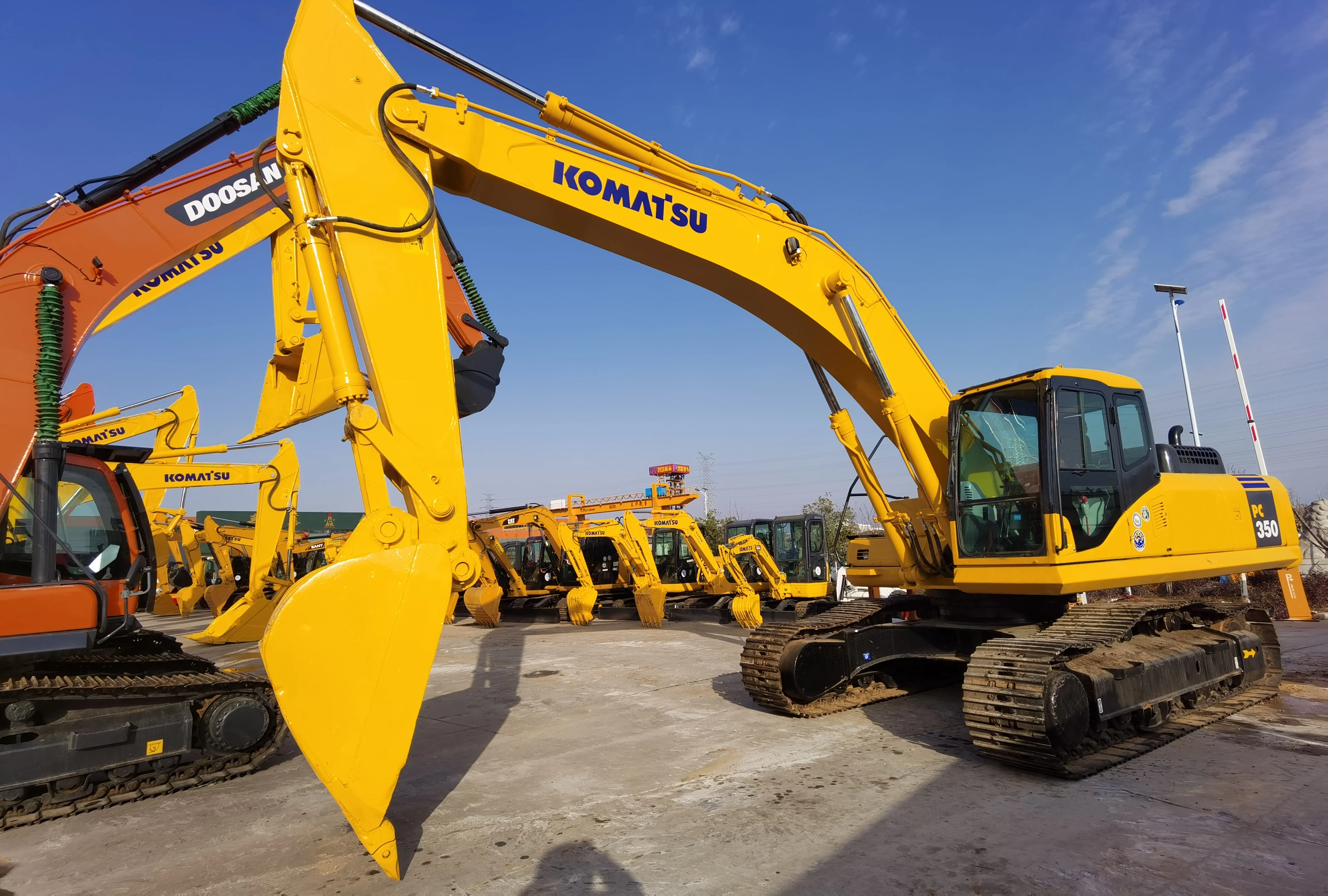 Komatsu PC350 Многофункциональный экскаватор Универсальный мощность двигателя 184 кВт Бесплатная доставка