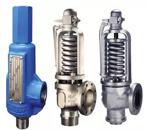 High quality  carbon steel safety valve Spring with handle full-opening safety valve Flange boiler steam safety valve