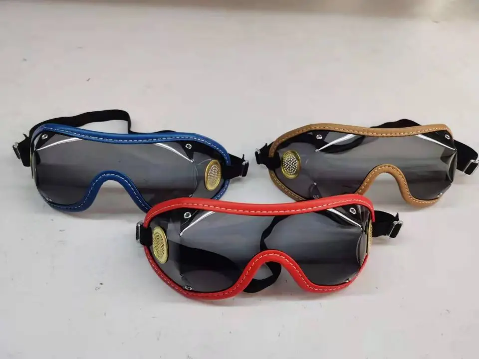Customized logo acceptable Helmet Motorcycle Leather Skydiving Helmet goggle With Good Price
