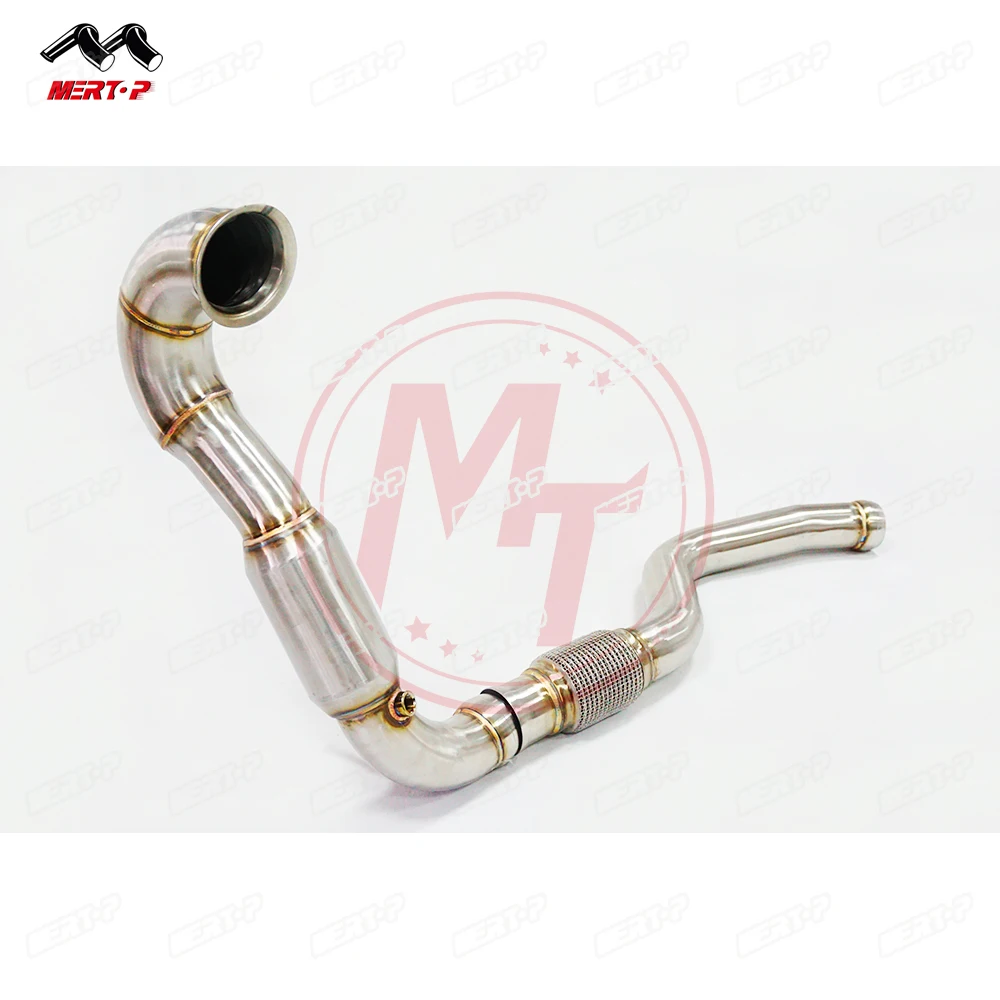 Выхлопная труба MERTOP RACE SS304 3,5 дюйма для Ben z AMG A45 CLA45 GLA45 2,0 T 2013-2018