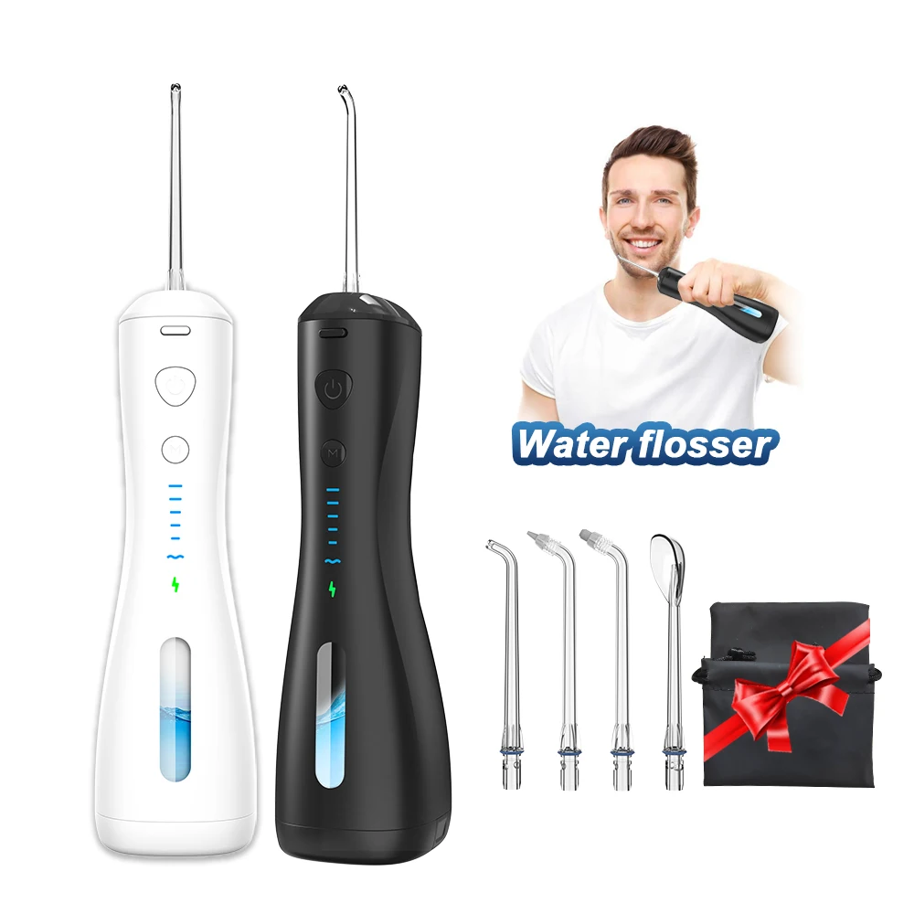 Dental Teeth Cleaning 2021 Portable Cordless Oral Irrigator Usb Rechargeable Port Mini Travel Jet Electronic Water Flosser