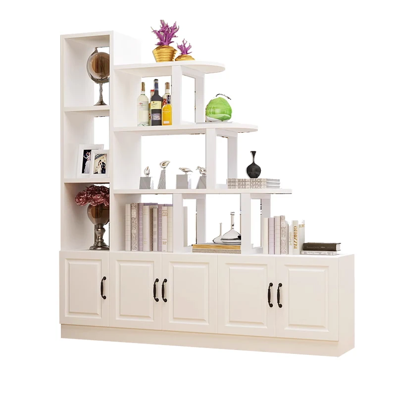 Solid wood entrance cabinet modern simple screen living room partition decorative shoe cabinet one entry hall shelves wine coole