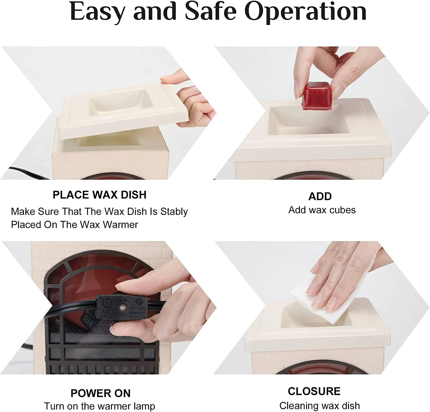 Wholesale Electric Novel Fireplace Style Wax Melt Warmer Burner for Sleep Assistance Melts Wax Perfectly