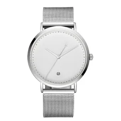 Original Brand Women Men Mesh Band Minimal Wrist Watches Hot Selling Custom Dial OEM Quartz Analog Bracelet Watches LOW  MOQ
