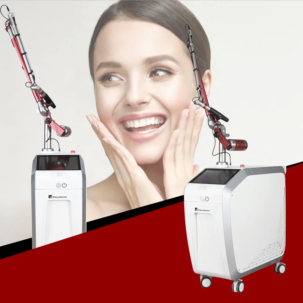 Free Customs Q switched nd yag laser picosecond nd yag laser machine for tattoo removal and pigmentation removal for clinic