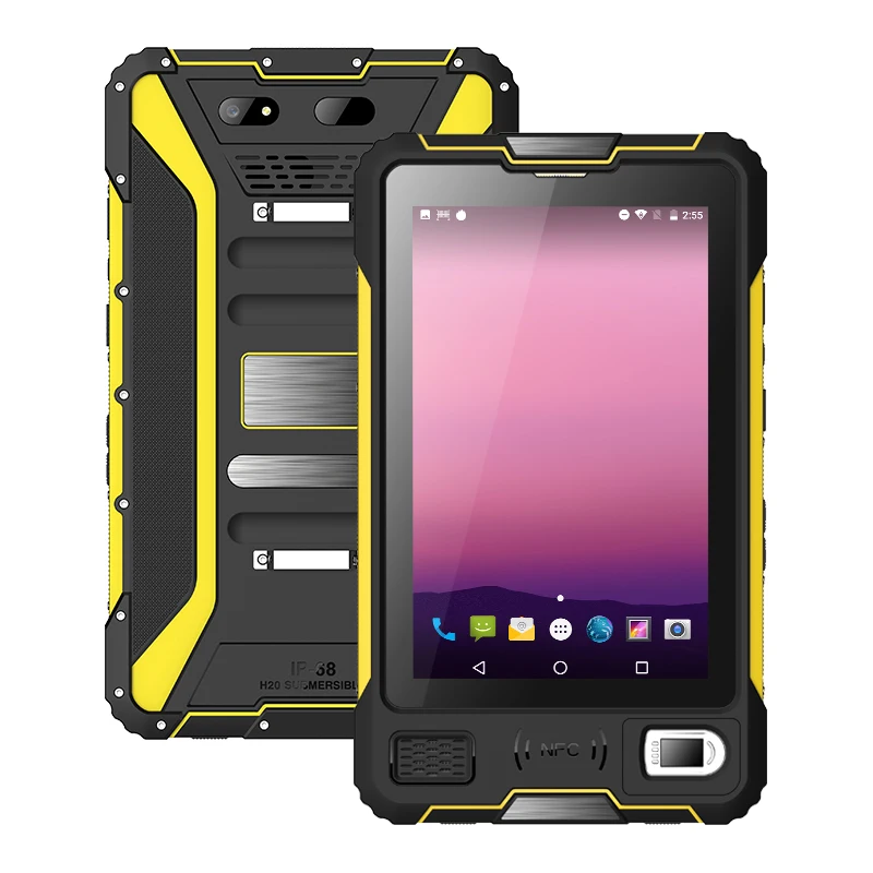V810 8 Inch IP68 Waterproof Built-in NFC Reader Built-in 8000mAh Battery Octa Core Android Rugged Tablet PC