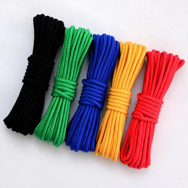 Strong Quality Outdoor Parachute Cord Paracord Survival Braided Rope Tent Packaging Rope