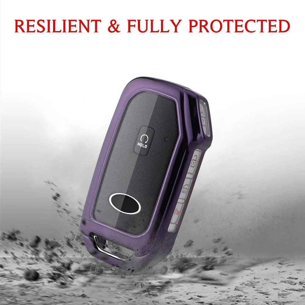 Key Fob Cover Case Fit for Kia K3 K5 Ceed Cerato Forte Seltos Sorento Soul Sportage Telluride car key cover