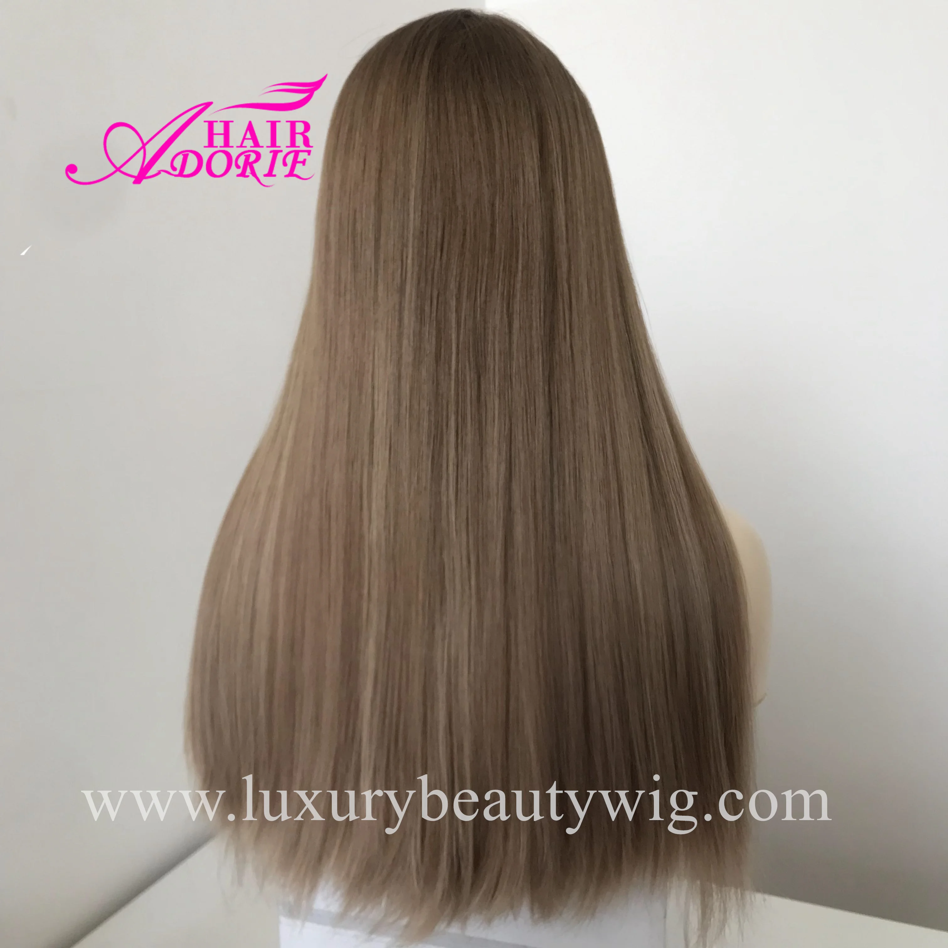 LX141 Fashionable Luxury Soft Silky European Blonde Human Double Drawn Virgin hair Jewish kosher wigs