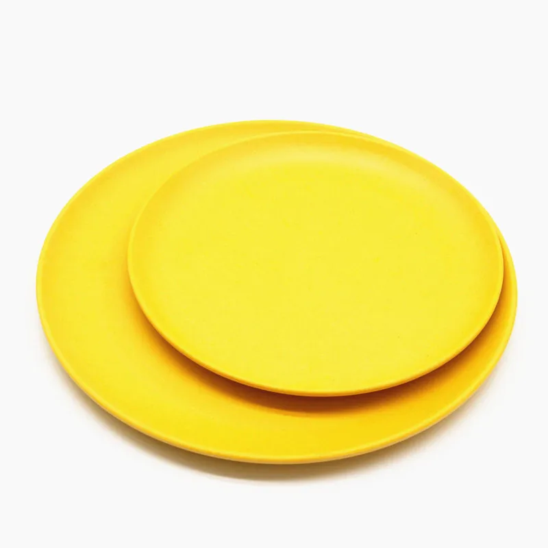 
Disposable Eco Friendly Homewares Bamboo Fiber Dishes tableware plates, bamboo melamine plate 