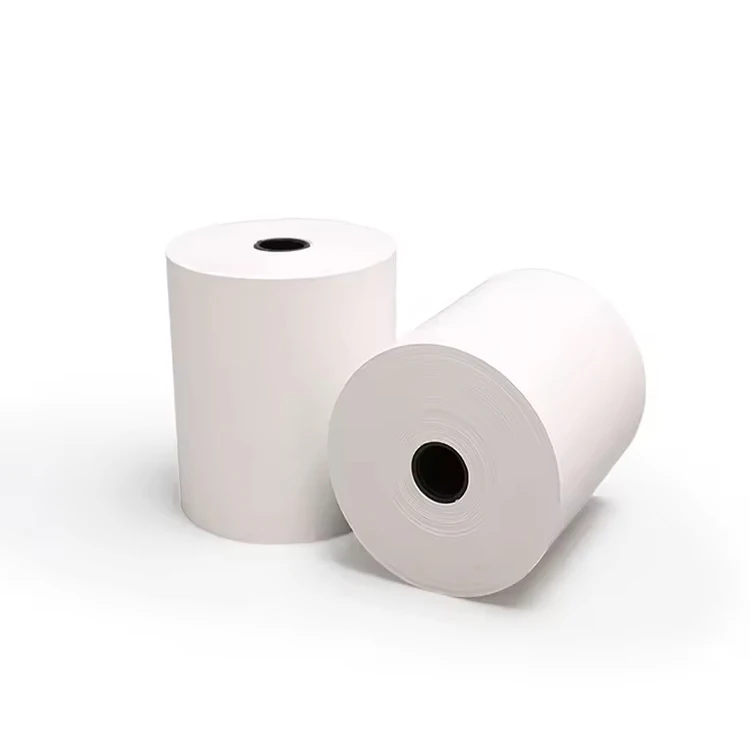 Free sample thermal cashier paper roll 80x60 till rolls cheap price with best quality manufacturer thermal paper for POS/ATM