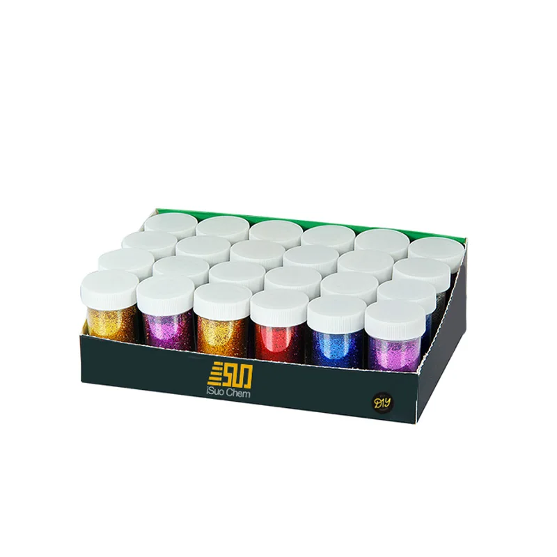 Hot Sale Luminous Solvent Resistant Loose Chunky Cosmetic Glitter Phosphorescent Glow in dark Glitter