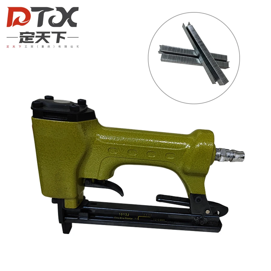 DTX Handheld Pneumatic Nail Gun Woodworking Nailing Gun 1013J Air Nailer For Wood Structure Upholstery