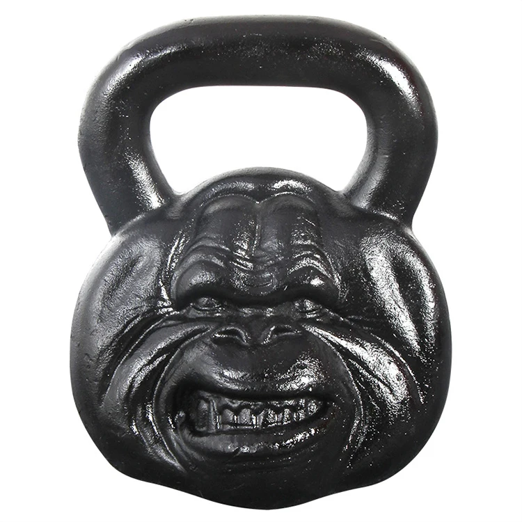 10kg Custom Weightlifting Competition Kettlebell Monkey Kettlebell For Exercise
