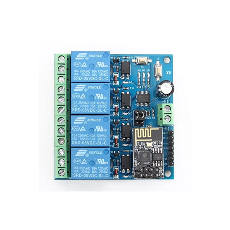 DC 5V Smart Wifi Switch 4 Relay Module ESP8266 WiFi Relay Module