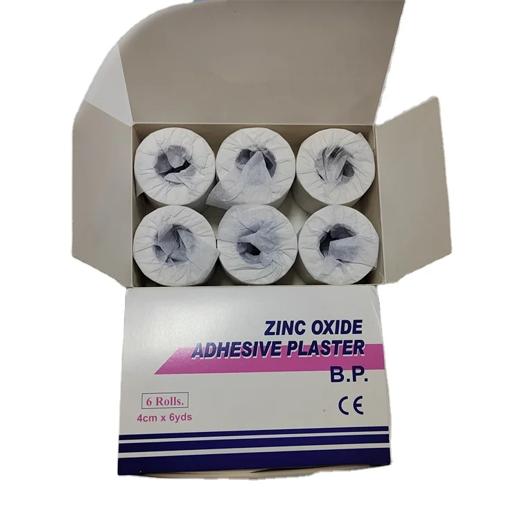 1.25CM/2.5CM/4CM/5CM/6CM/7.5CM/10CM/18CM Disposable Medical Self-Adhesive Bandage Zinc Oxide Tape
