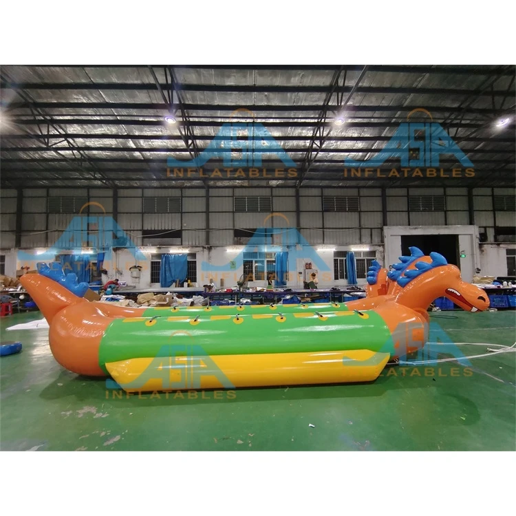 Commercial Grade 3 Heads Dragon Towable Boat Inflatable Monster Banana Boat for Jet Ski