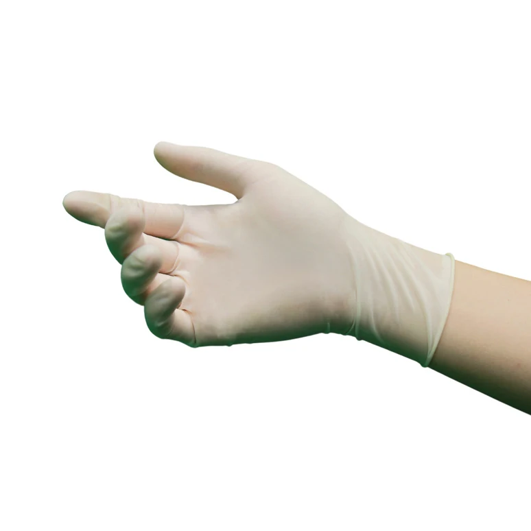 Medispo Latex Examination Medical Disposable Powder Free Hand Gloves Non Sterile