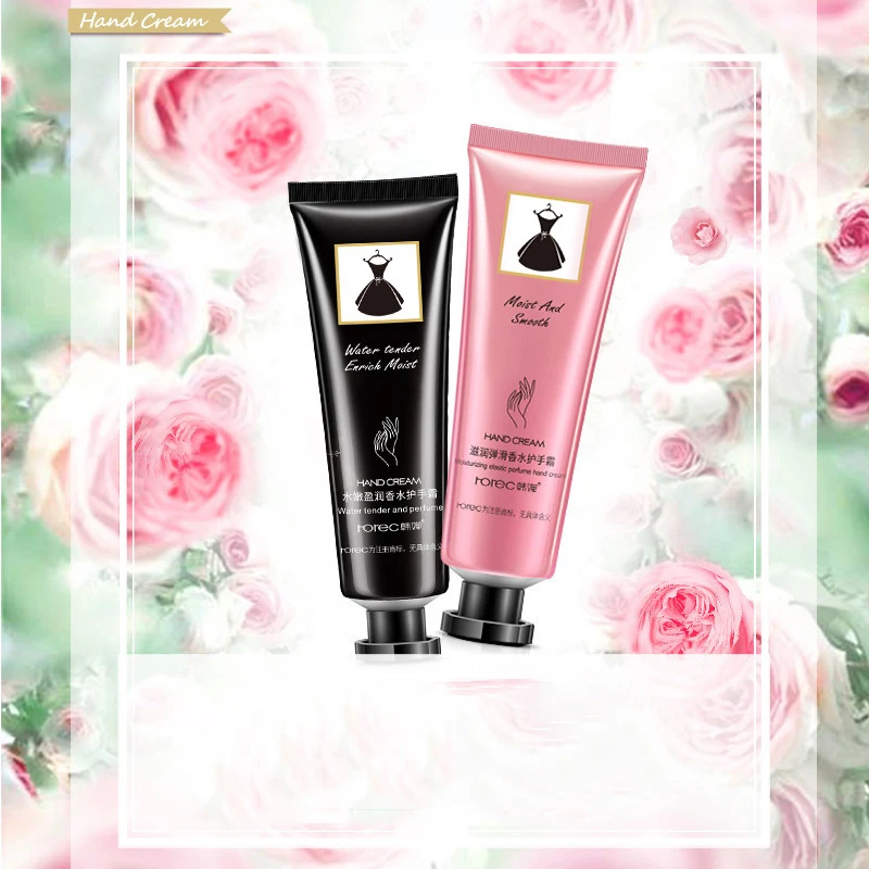 OEM ROREC private label red black whitening nourishing herbal vegan oil control hand cream lotion
