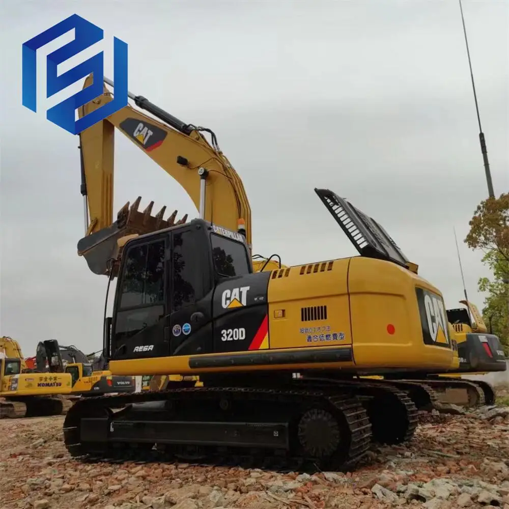 Japan CAT 320B 320D 325B 330C 330D гидравлический экскаватор б/у 20 тонн для гусеницы