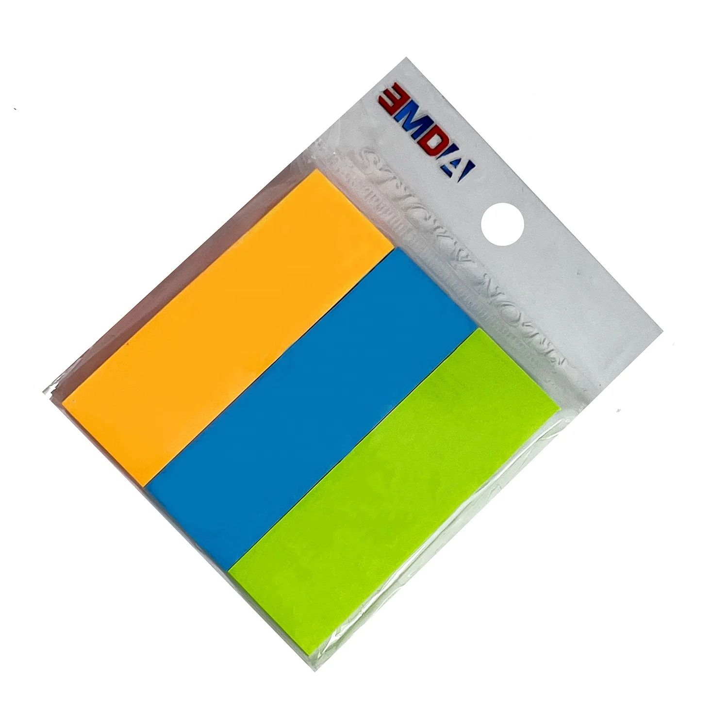 China factory wholesale 3 in 1 assorted colored school paper sticky notes set cute custom logo stationery memo pad office