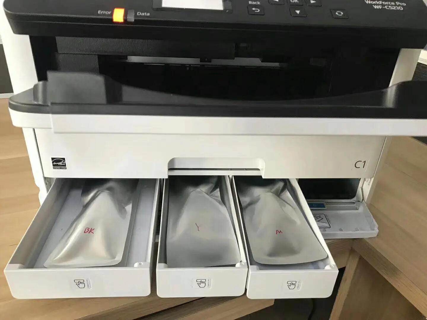 MWEI 60ML T9441-T9444 Impresora Bulk Pigment Ink Bag For Epson Work Force WorkForce C5710 WF-C5290 Pro WF-C5790 Printer