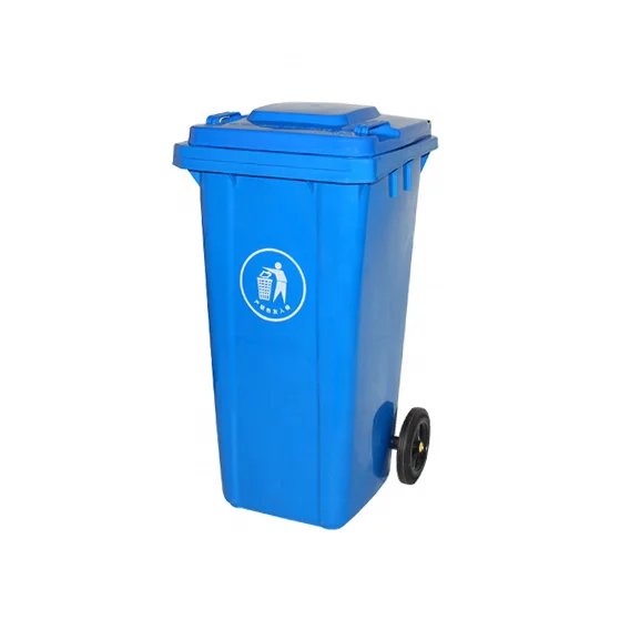Пластмассовый мусорный ящик контейнер для мусора 120L/мусорное ведро
