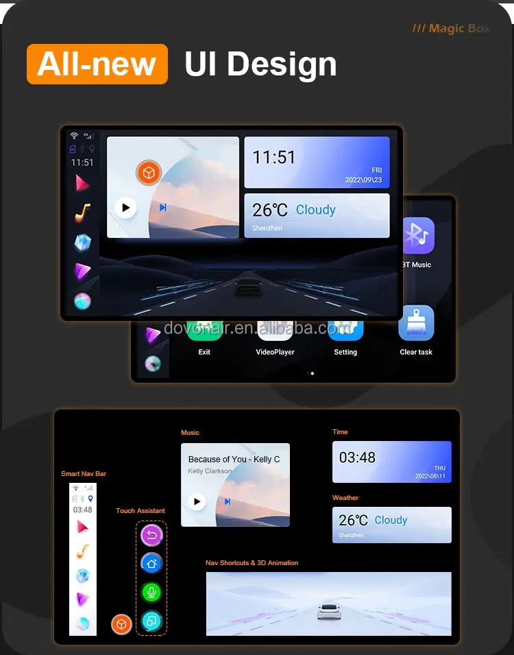 Factory GT6 Octa Core 4 64GB SDM 6125 Snapdragon 665 CarPlay Aibox Android AI Box 10.0 11 Upgrade 12 QCM6125 CarPlay AI Box 12