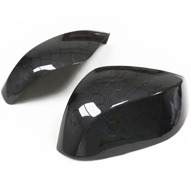  Q50 Q50L Q60 Q70 QX30 Honeycomb Carbon Fiber Rearview Mirror Cover For Infiniti Stick On Style Car Exterior