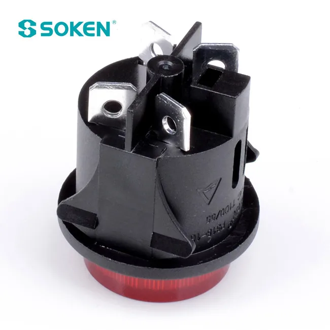  SOKEN фиксацией led кнопочный переключатель 250VAC PS18-16-2 2