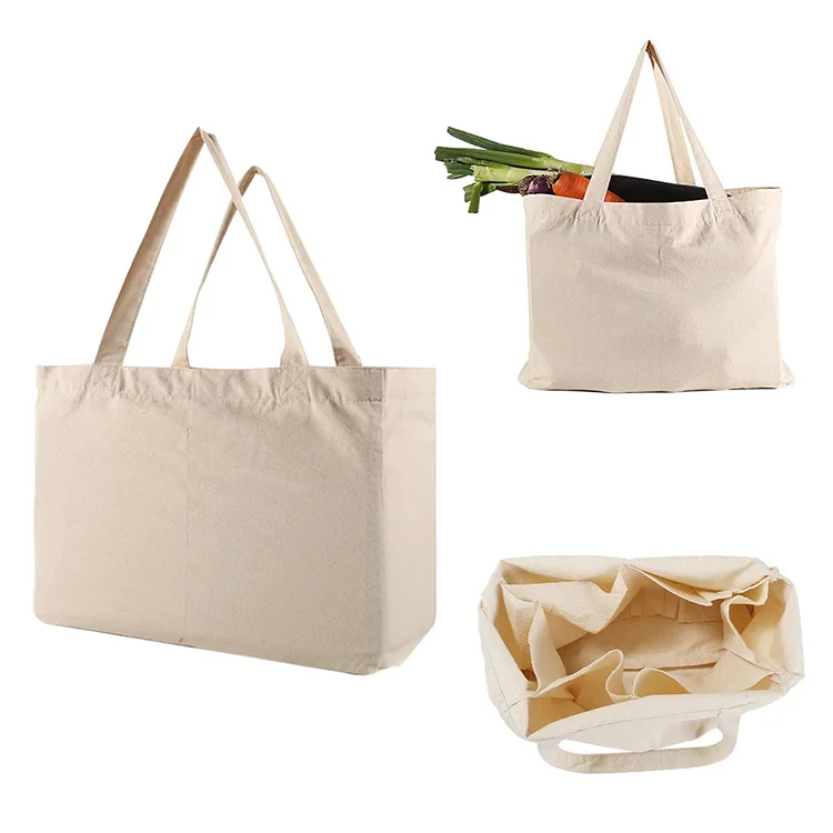 High quality tote bag wholesale cotton tote canvas bag custom printed heavy canvas tote bag