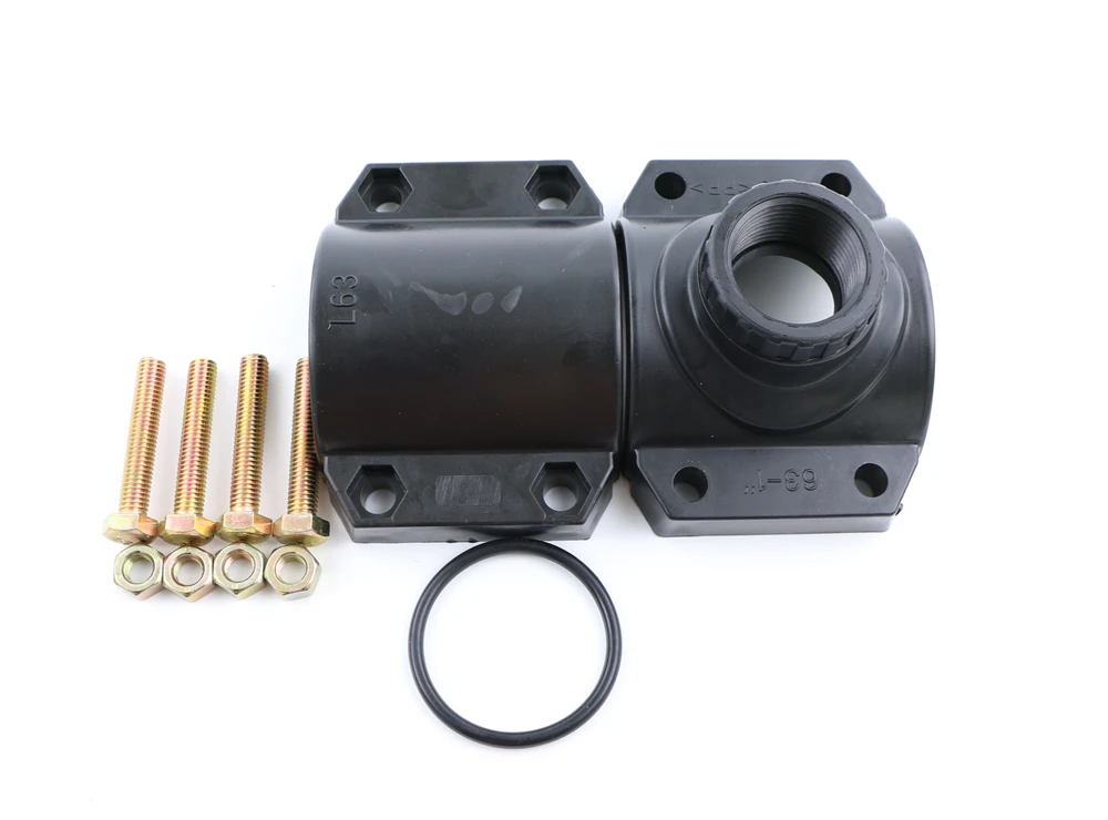 HDPE LDPE pipe fitting Plastic Saddle clamp For garden Irrigation System