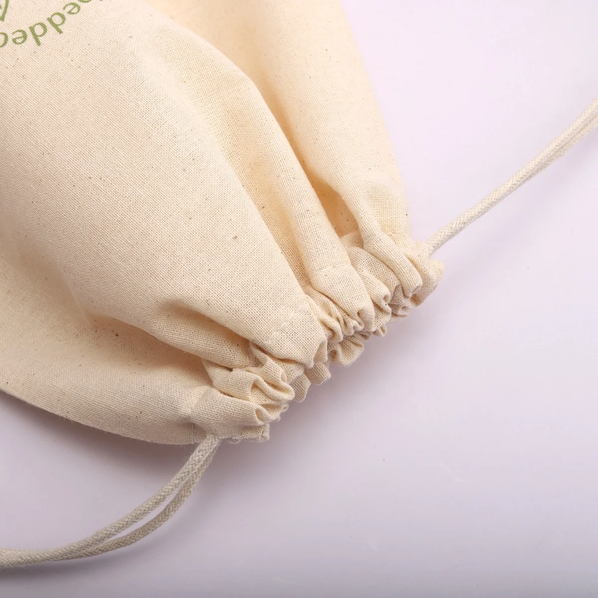 Custom Organic Cotton Drawstring Hangover Kit Shoe Hair Dryer Storage Bags High Natural Reusable Muslin Shopping Gift Dust Pouch