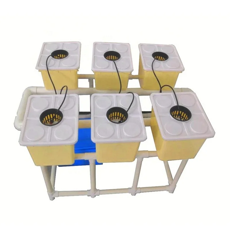 PP Irrigation System 11L One or Four Hole Cover Dutch Bato Bucket Smart Hydroponic Equipment  Tomato Cucumber Pepper Planting