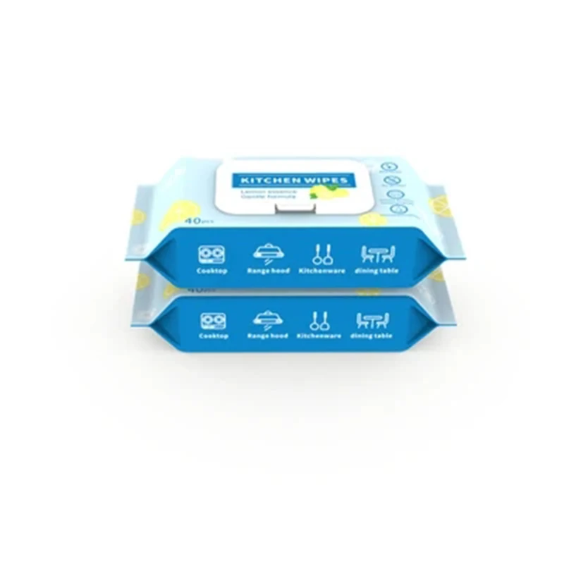 New Design Biodegradable Reusable Bamboo  Kitchen wet Wipes