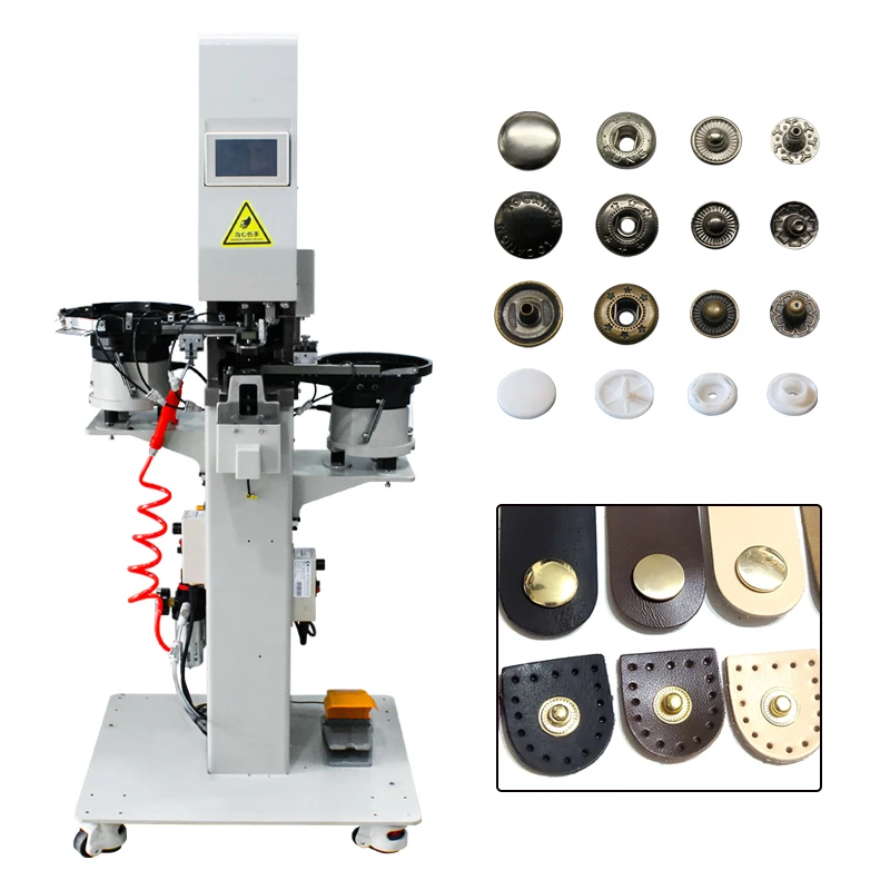 Multiple functional metal snap button pressing machine snap fastener fixing machine