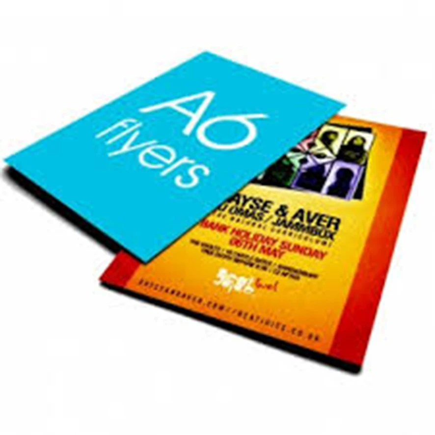 Full Color Custom Size Magazine/Flyer/Leaflet/Booklet/Postcards Printing Service Thickness optional folded brochure for business