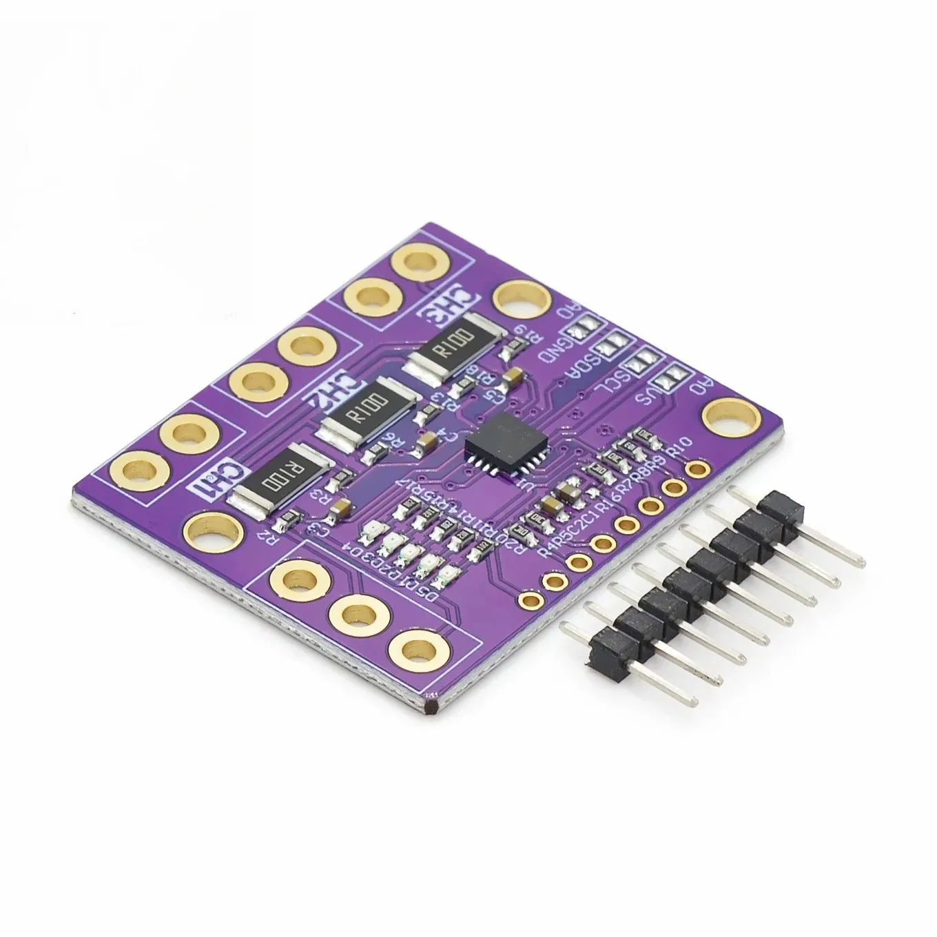 MCU-3221 INA3221 3-channel Low Side/high Side I2C Output Current/power Monitor