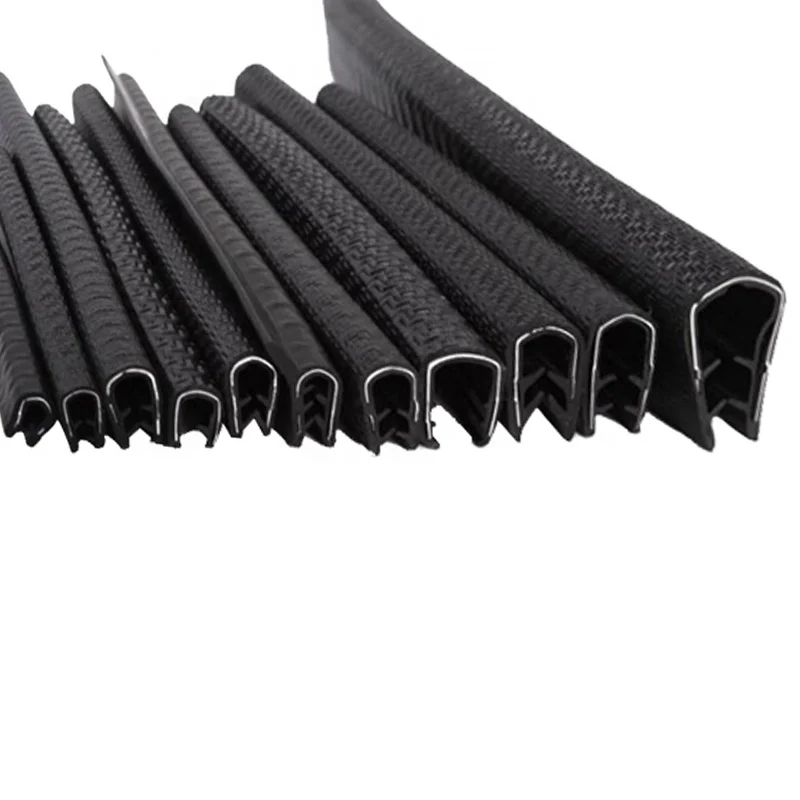 Factory direct sale EPDM rubber seal black color extruded rubber strip for sealing