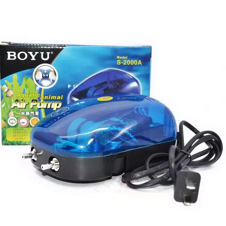 Boyu Air Pump for Fish Tanks and Aquariums S-500/1000/2000