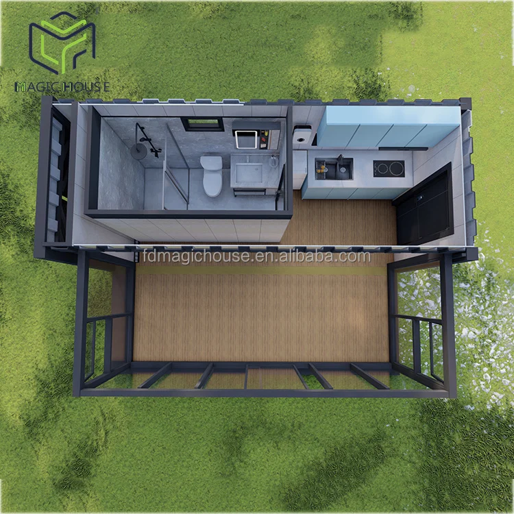 Magic house портативный сборный расширяемый контейнерный дом на солнечной