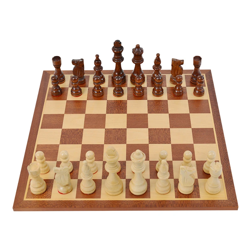2.5' High Quality Wooden Chess Set Board Economical and High Quality Chess Game Board