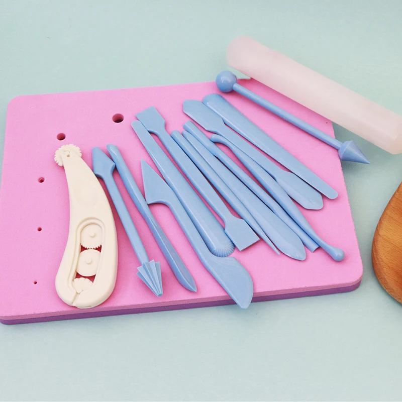 31 pcs rolling pin modelling tools set fondant cake decorating tools set