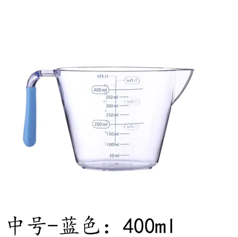 New Wholesale Colorful baking tool plastic spoons measuring cups set