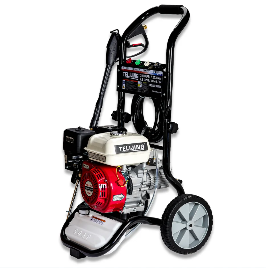 Новый дизайн 3100psi/213bar газовая мойка высокого давления 7hp двигатель с возвратным стартером Портативный Бензиновый автомобиль чистый для домашнего хозяйства